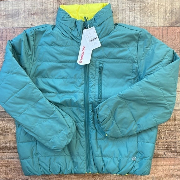J. Crew KID by crewcuts reversible puffer coat BS610 M 8 9 - Picture 8 of 9
